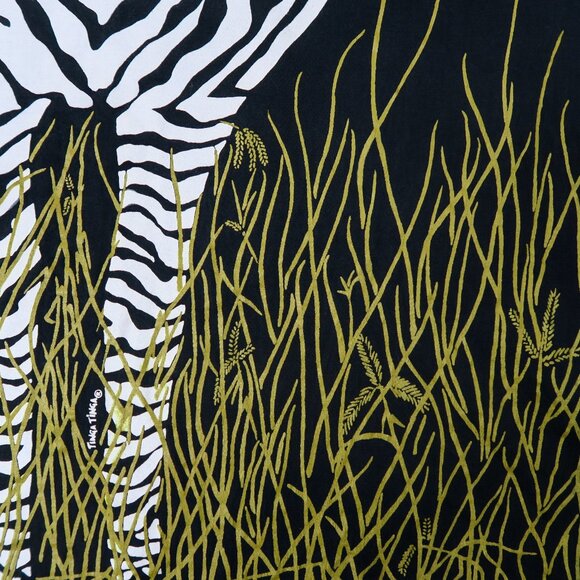 Vintage 90s Tinga Tinga Zebra Nature Shirt - Picture 7 of 9